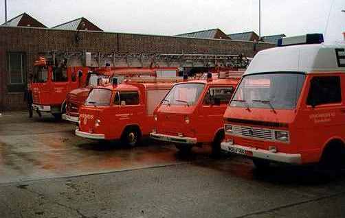 Besichtigung Werksfeuerwehr 1990